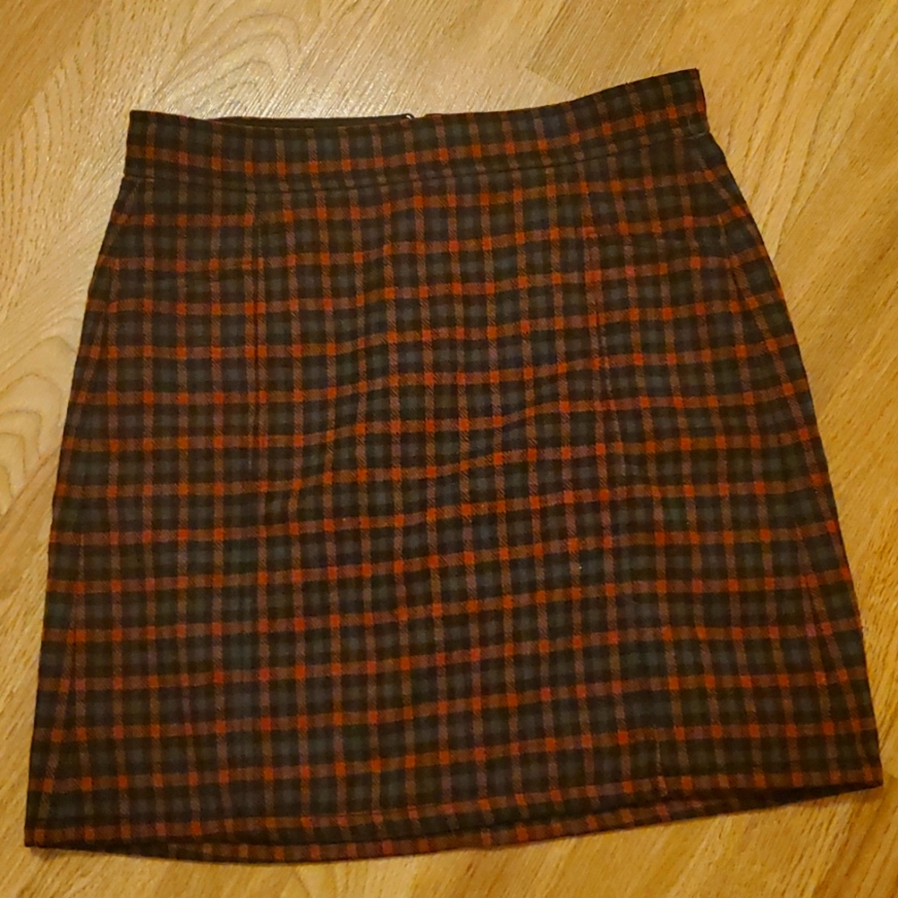 Plaid Mini Skirt